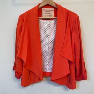 Anthropology Blazer - Bright Orange - Size L